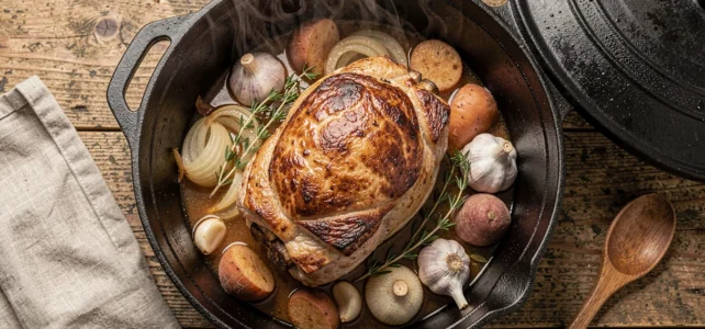 Astuces incontournables pour réussir la cuisson du rôti de porc en cocotte familiale Astuces incontournables pour réussir la cuisson du rôti de porc en cocotte familiale